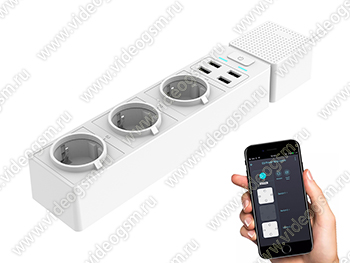 Умная WI-FI розетка для дистанционного управления в доме - SmartСтраж-22EU-Home