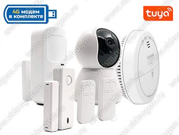 Пожарная GSM/4G видеосигнализация TUYA SmartСтраж Video-Alarm 5-GSM