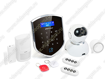 Комплект: GSM сигнализация SmartСтраж Триумф-Tuya и IP камера HDcom T-F2-AW2-8GS